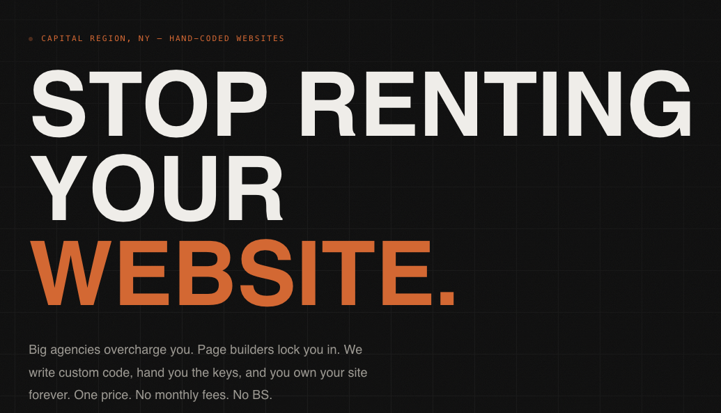 Big Bad Coders website preview